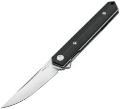 Boker Plus 01BO268 Mini Kwaiken, 3" D2 Plain Blade, Black G-10 Handle