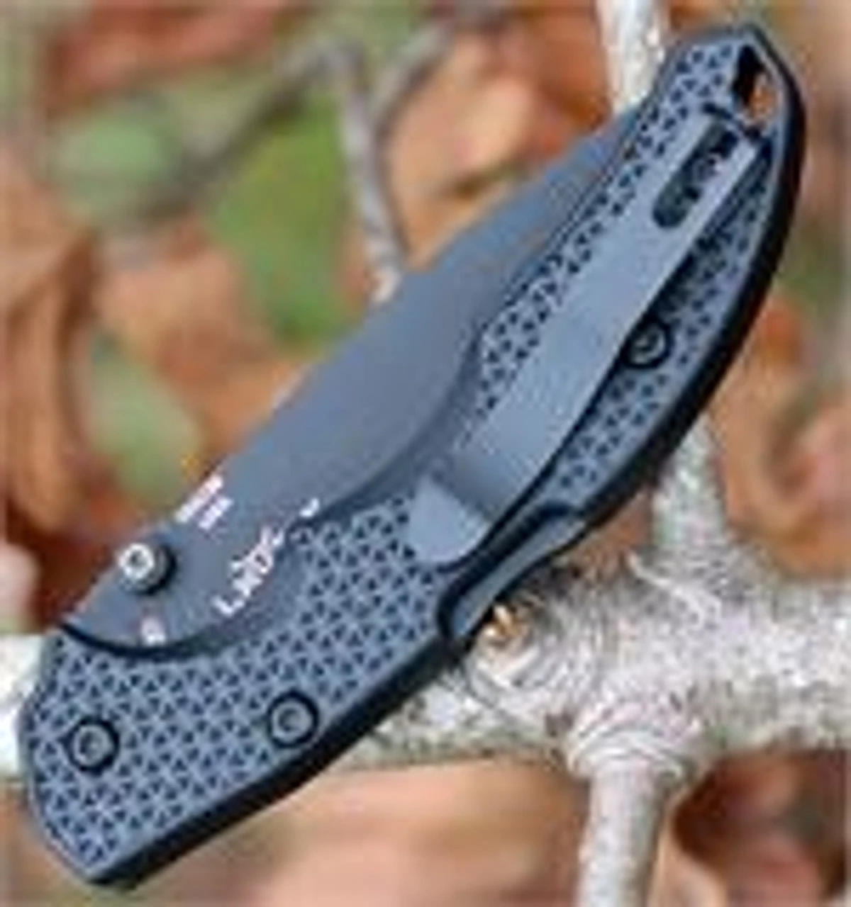 Boker Plus USA 01BO371 Patriot Black, 3.3" 154CM Black Combo Blade, Black FRN Handle - Image 4