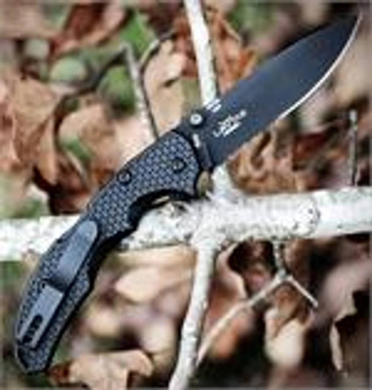 Boker Plus USA 01BO371 Patriot Black, 3.3" 154CM Black Combo Blade, Black FRN Handle - Image 2