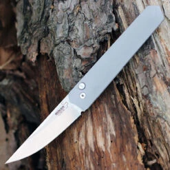 Boker Plus USA Kwaiken Automatic Gray Alum (3.5" 154CM SW) 06EX290