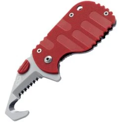 Boker Plus 01BO584 Rescom Red Framelock Folding Pocket Knife With Stainless Construction