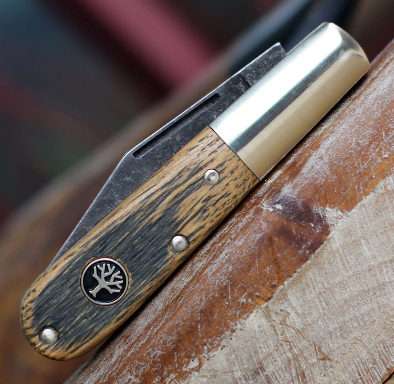 Boker Solingen Schloss Burg Barlow Oak Wood - Limited Edition 113941 - Image 3