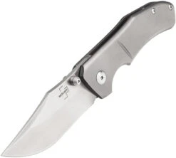 Boker Plus Jive Framelock - Gray Titanium (3" Satin D2) 01BO312