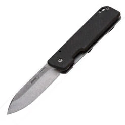 Boker Plus Lancer 42 - Black CF (2.87" D2 SW) 01BO467