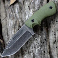 Boker Magnum Lil Giant Fixed Blade With Green G-10 Handle, 02LG113
