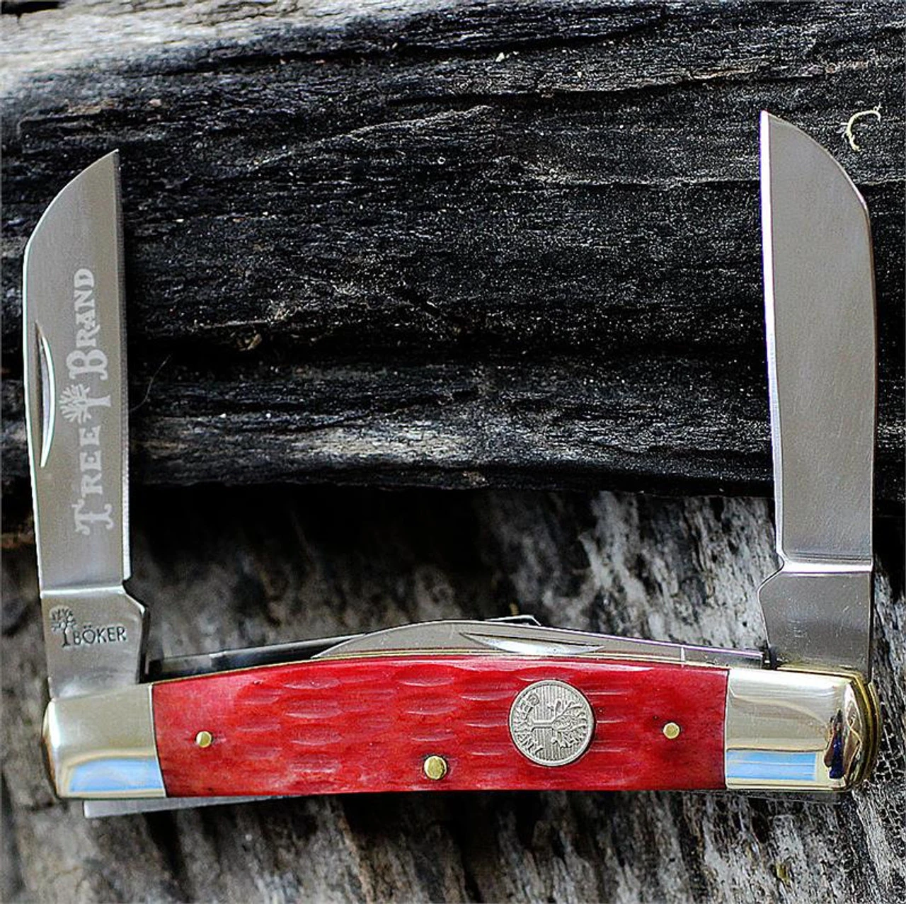 Boker 110745 Traditional Series Congress, Red Jigged Bone Handle