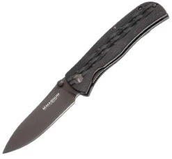 Boker Magnum Weaver Folding Knife, 440, Black G-10 Handle
