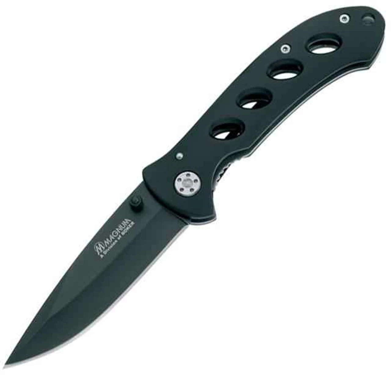 Boker Magnum Shadow Linerlock, 440 Stainless, Aluminum Handle